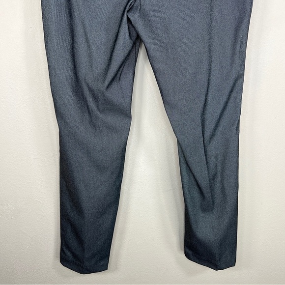 NEW SIZE 16 RAFAELLA DRESS PANTS BLACK BLUE PULL ON STRETCH FABRIC GOLD ACCENT - Picture 7 of 14